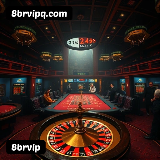 Números do app 8brvip em material de marketing — ilustração, não auditoria
